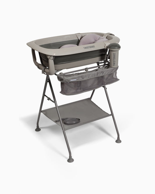 Twistshake Bathub, Bath Stand, Cushion, Rinser Limited Faded Grey Limited