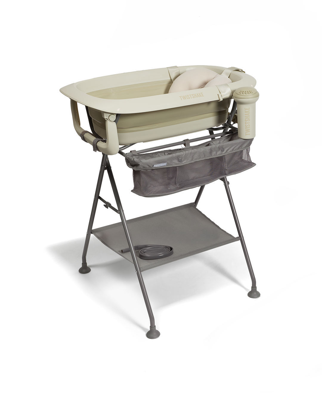 Twistshake Bathub, Bath Stand, Cushion, Rinser Limited Faded Beige