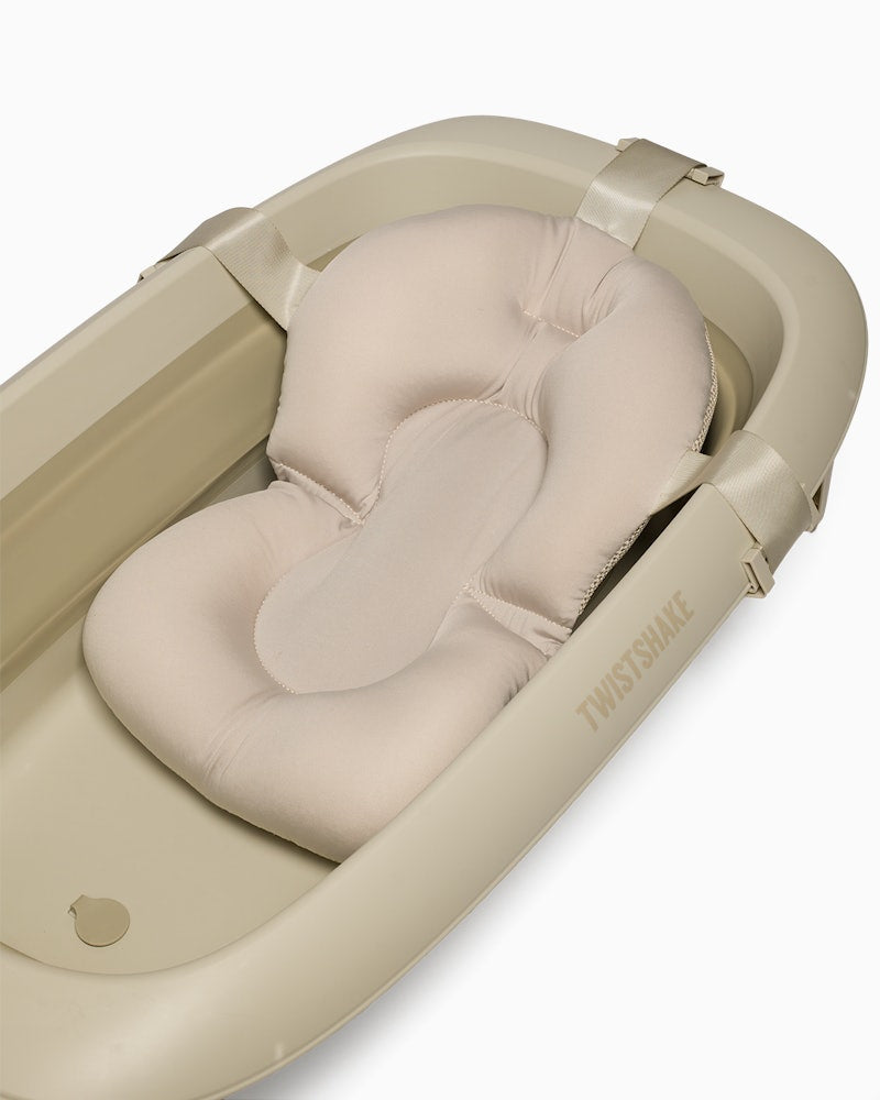 Twistshake Bathub, Bath Stand, Cushion, Rinser Limited Faded Beige