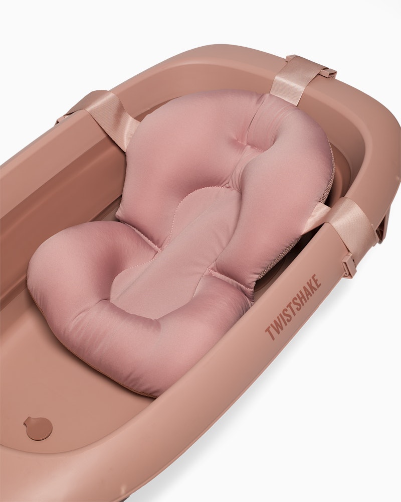 Twistshake Bathub, Bath Stand, Cushion, Rinser Limited Faded Pink