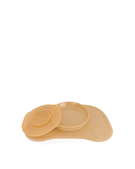 Twistshake Click Mat + Plate 6+m Pastel Beige