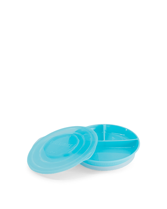 Twistshake Divided Plate 6+m Pastel Blue