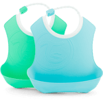 Twistshake Bib 4+m Pastel Blue Green