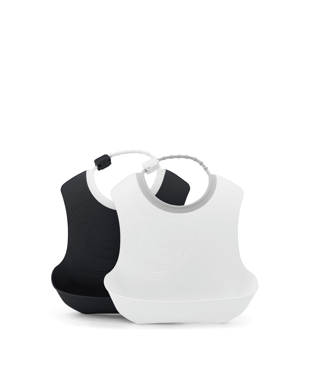 Twistshake Bib 4+m Black White