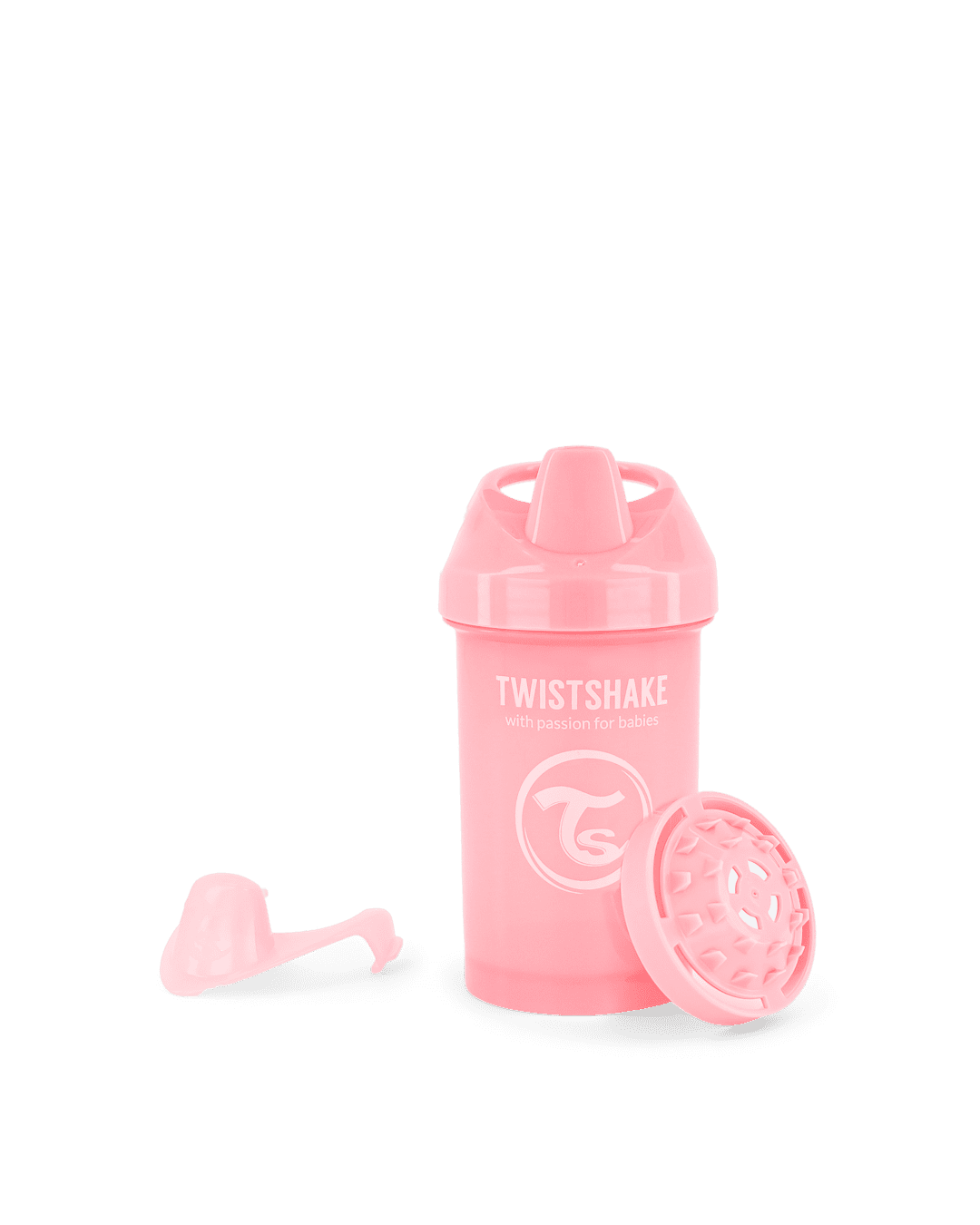 Twistshake Crawler Cup 300ml 8+m Pastel Pink