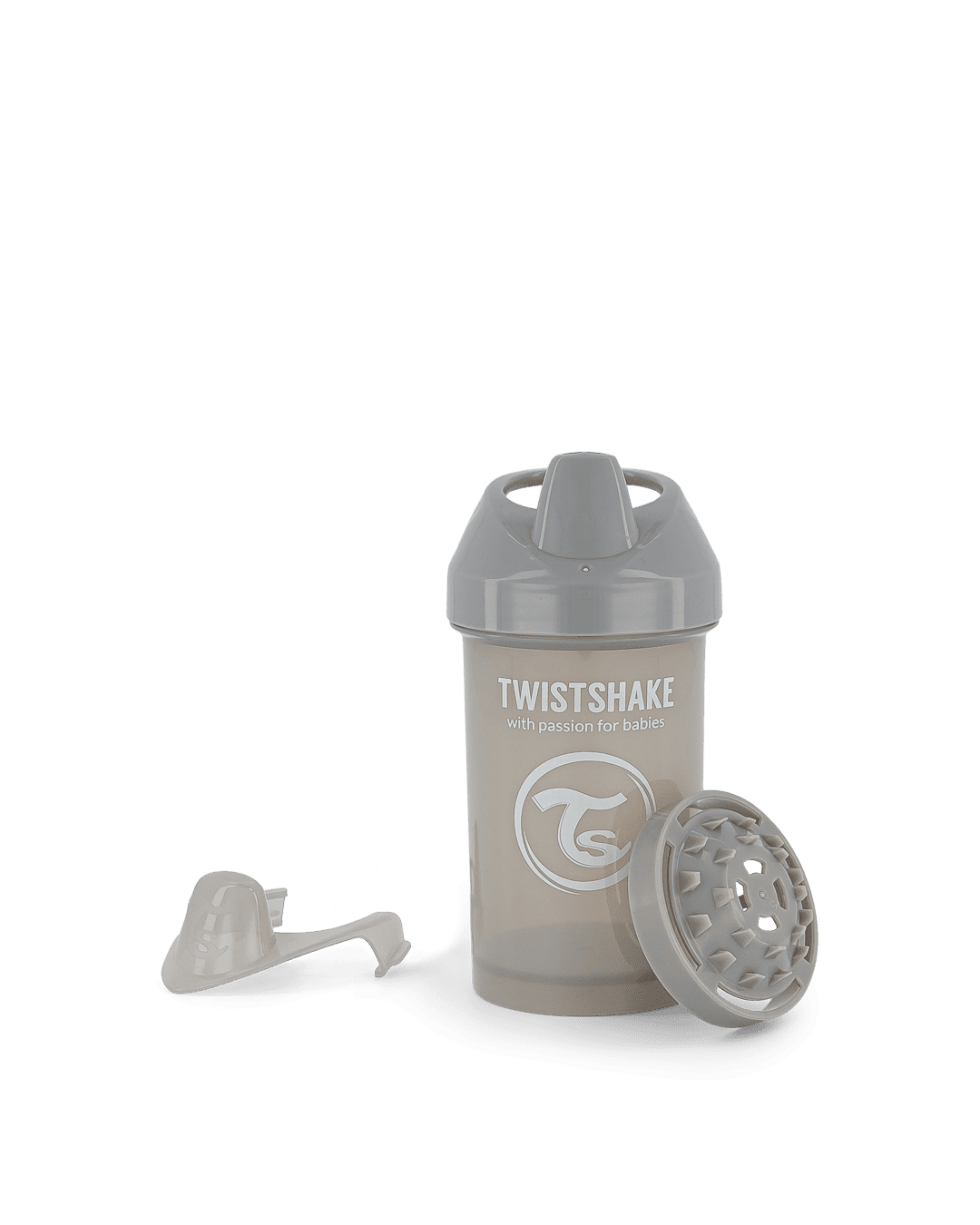 Twistshake Crawler Cup 300ml 8+m Pastel Grey