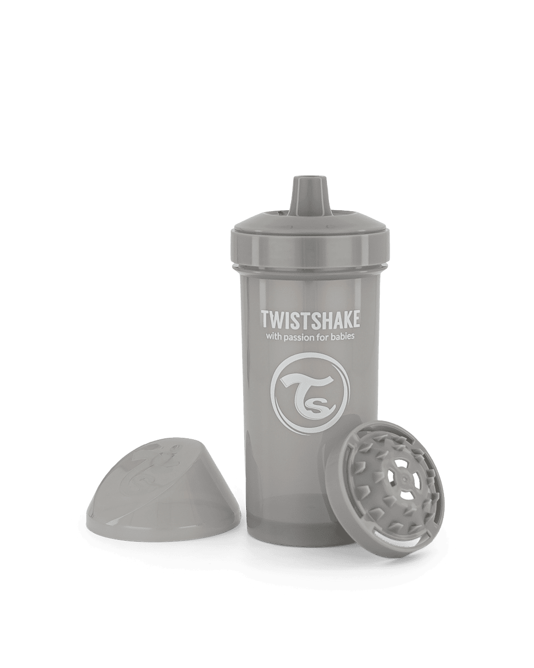 Twistshake Kid Cup 360ml 12+m Pastel Grey