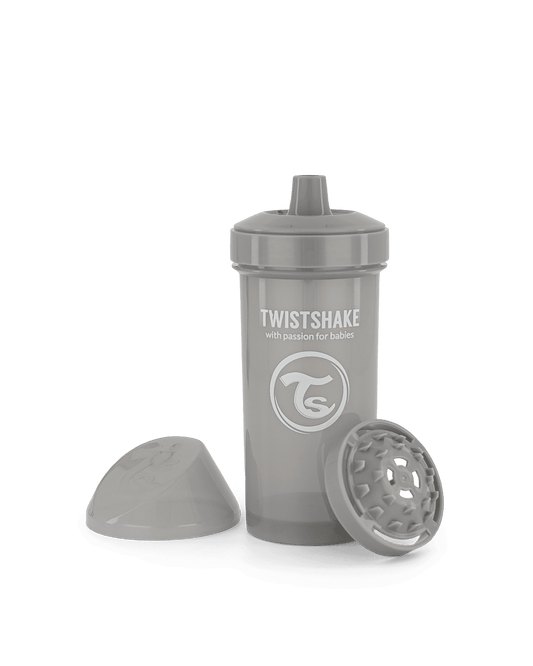 Twistshake Kid Cup 360ml 12+m Pastel Grey
