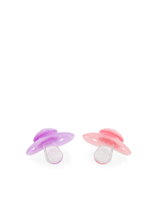 Twistshake 2x Pacifier 0-6m Pastel Pink Purple