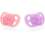 Twistshake 2x Pacifier 0-6m Pastel Pink Purple