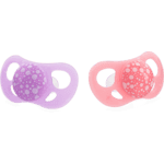 Twistshake 2x Pacifier 6+m Pastel Pink Purple