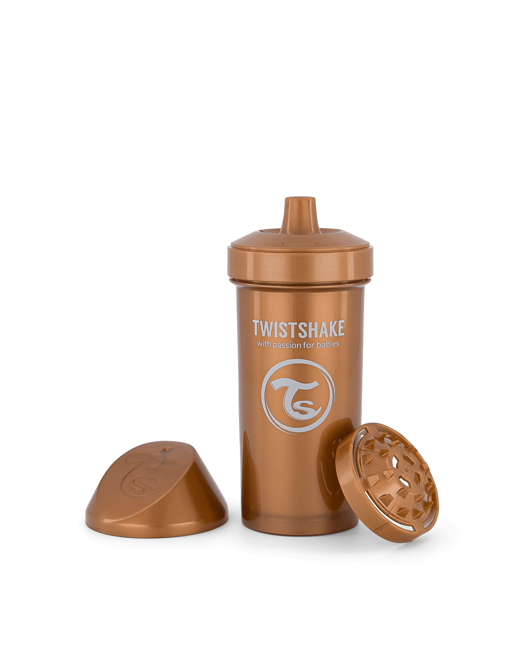 Twistshake Kid Cup 360ml 12+m Pearl Copper