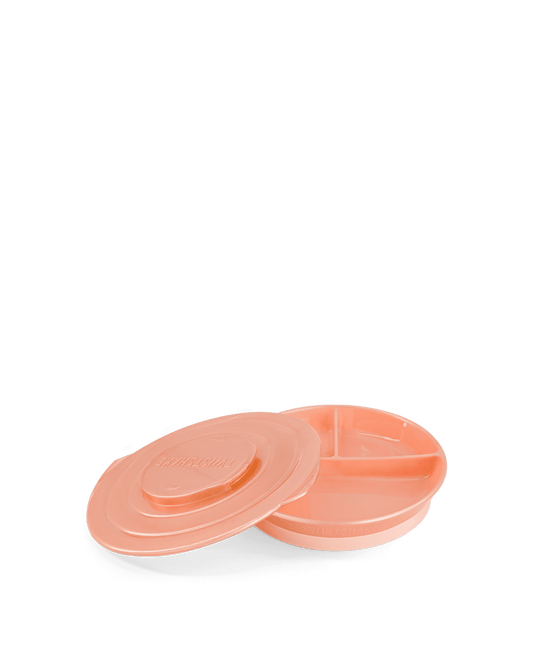 Twistshake Divided Plate 6+m Rose Gold