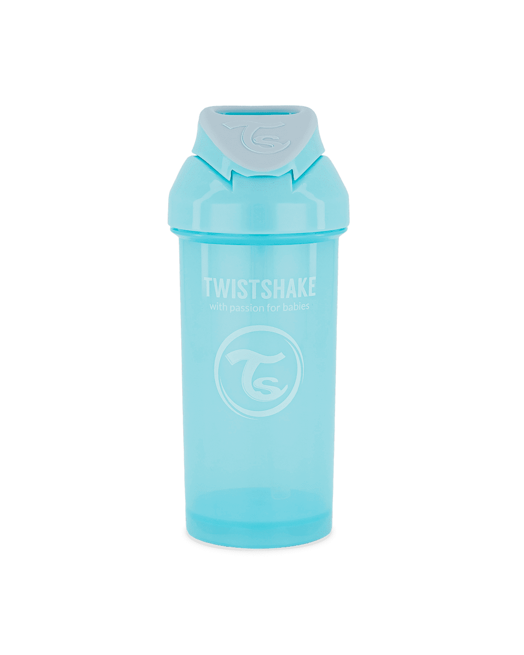 Twistshake Straw Cup 360ml 6+m Pastel Blue