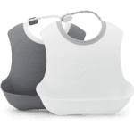 Twistshake Bib 4+m Pastel Grey White