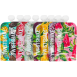 Twistshake 8x Squeeze Bag 220ml Mango Passion Fruit Strawberry Grape Coconut Banana Pineapple Waterm