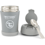 Twistshake Insulated Food Container 350ml Pastel Grey