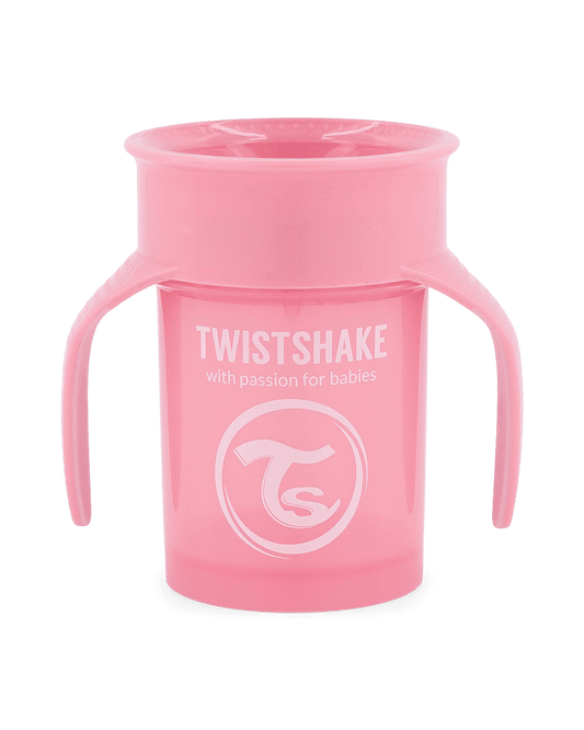 Twistshake 360 Cup 6+m Pastel Pink