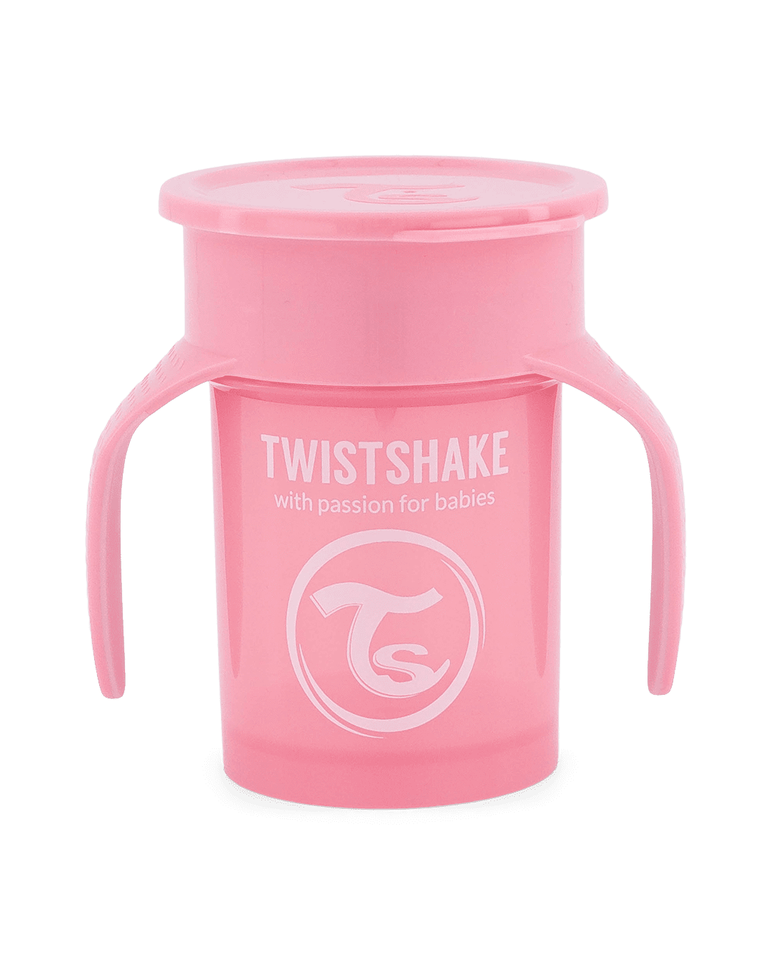 Twistshake 360 Cup 6+m Pastel Pink