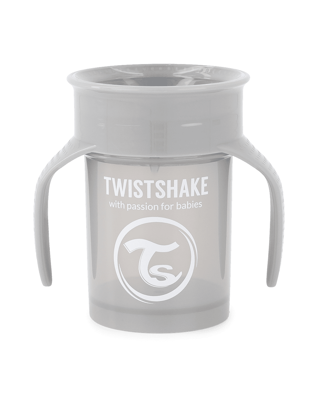 Twistshake 360 Cup 6+m Pastel Grey