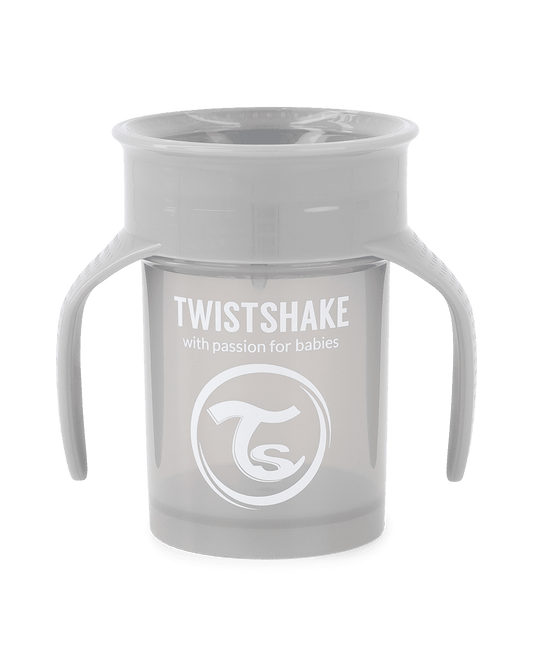 Twistshake 360 Cup 6+m Pastel Grey