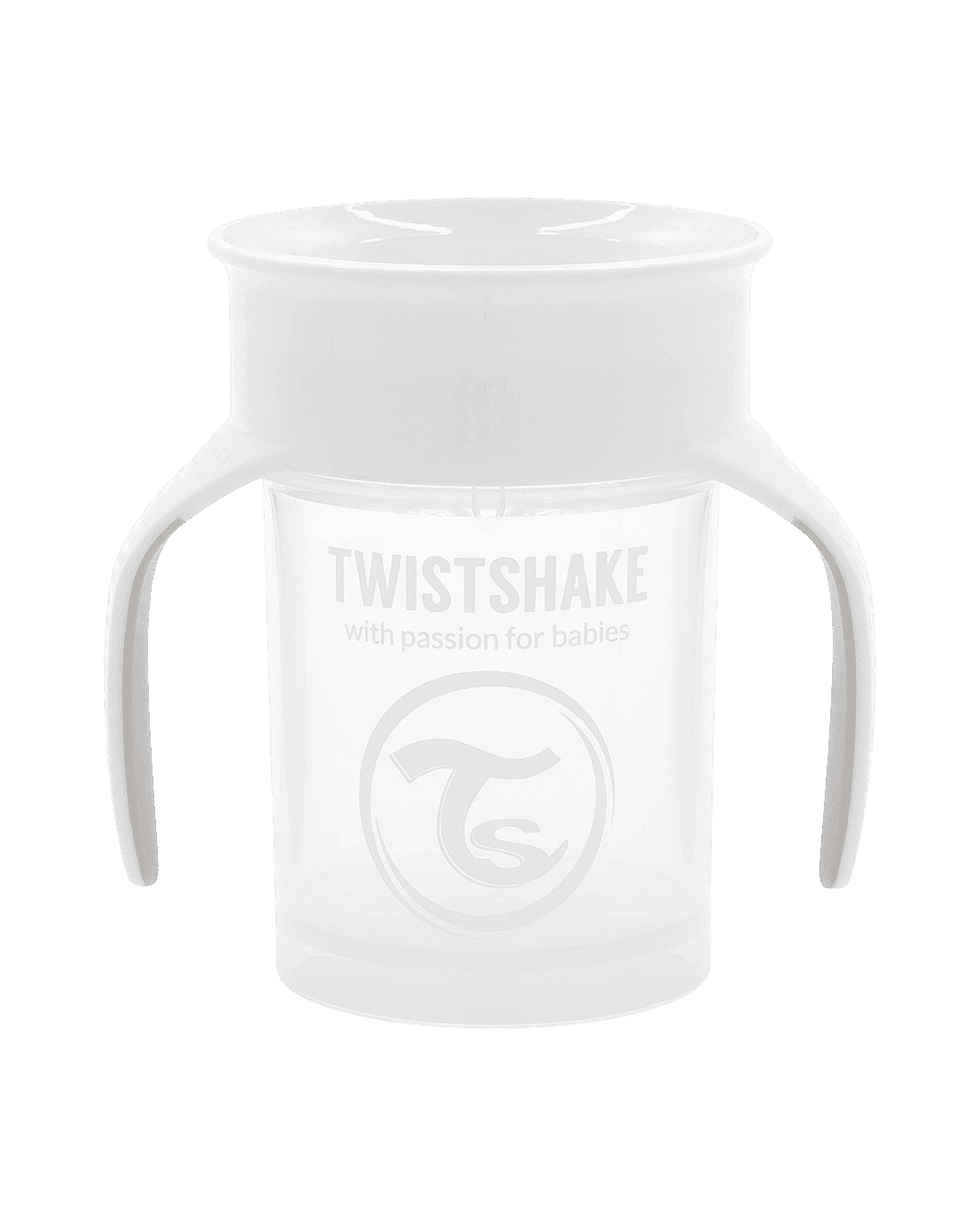 Twistshake 360 Cup 6+m White