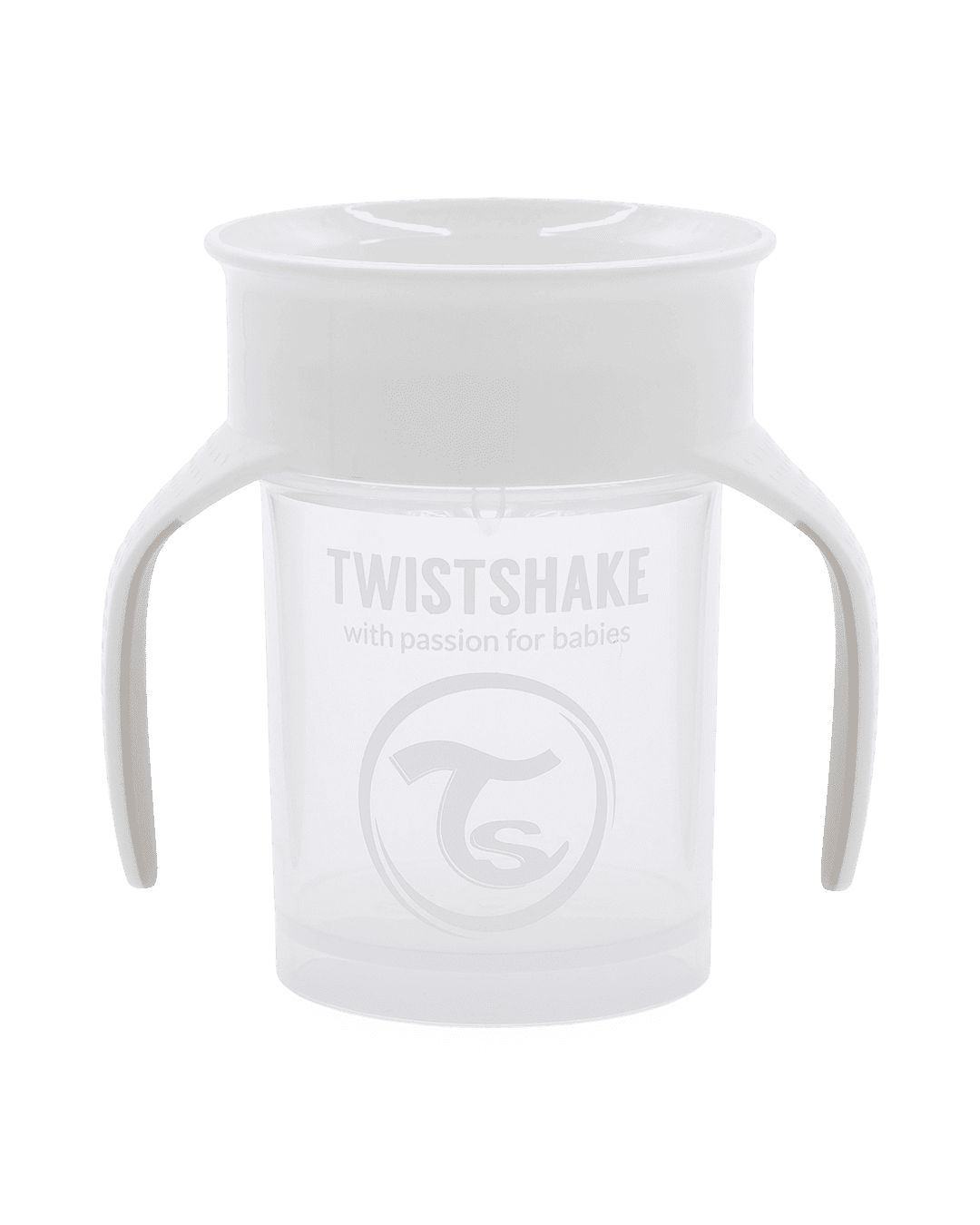 Twistshake 360 Cup 6+m White