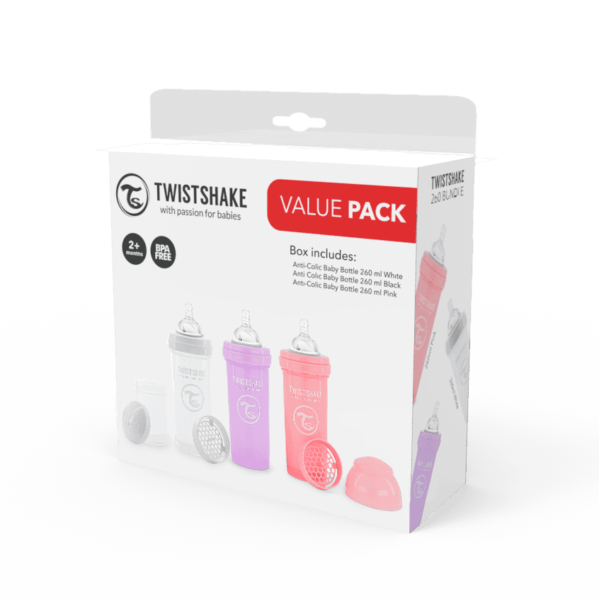 Baby Bottle Value Pack Pink