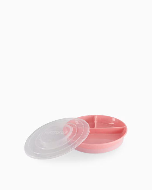 Twistshake Divided Plate 6+m Pink