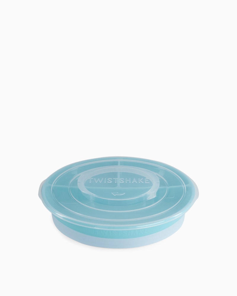 Twistshake Divided Plate 6+m Pastel Blue