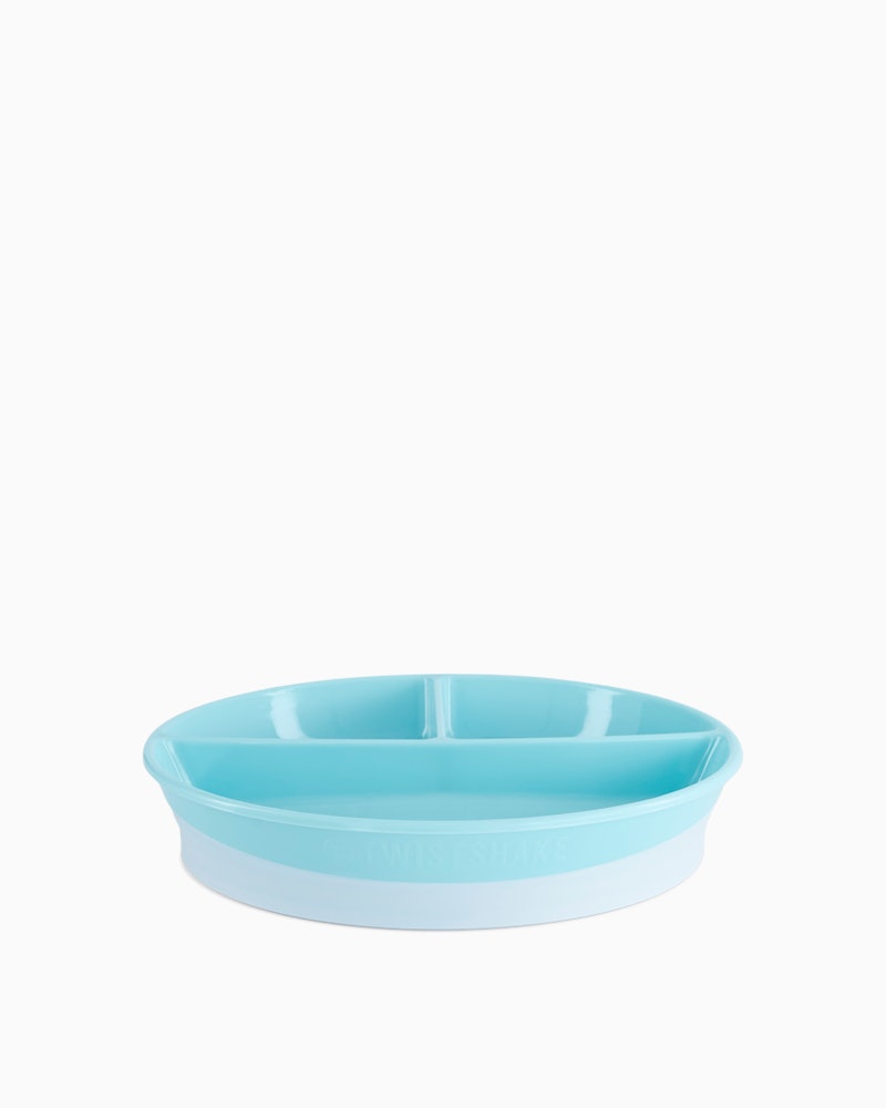 Twistshake Divided Plate 6+m Pastel Blue