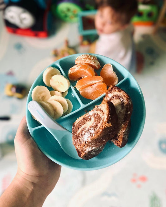 Twistshake Divided Plate 6+m Pastel Blue