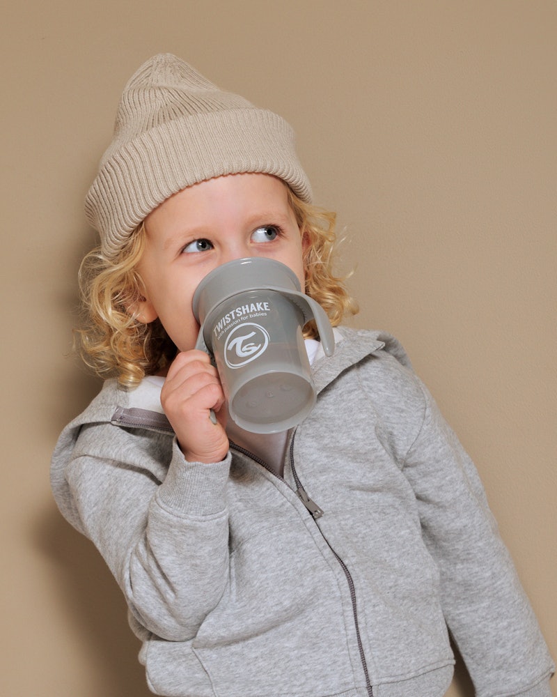 Twistshake 360 Cup 6+m Pastel Grey