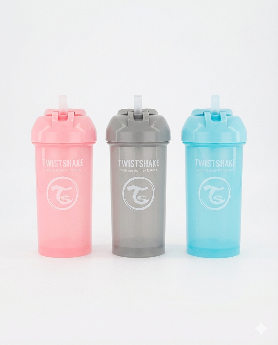Mix & Match 3x 360ml Spill-free Straw Cup 6 mth+