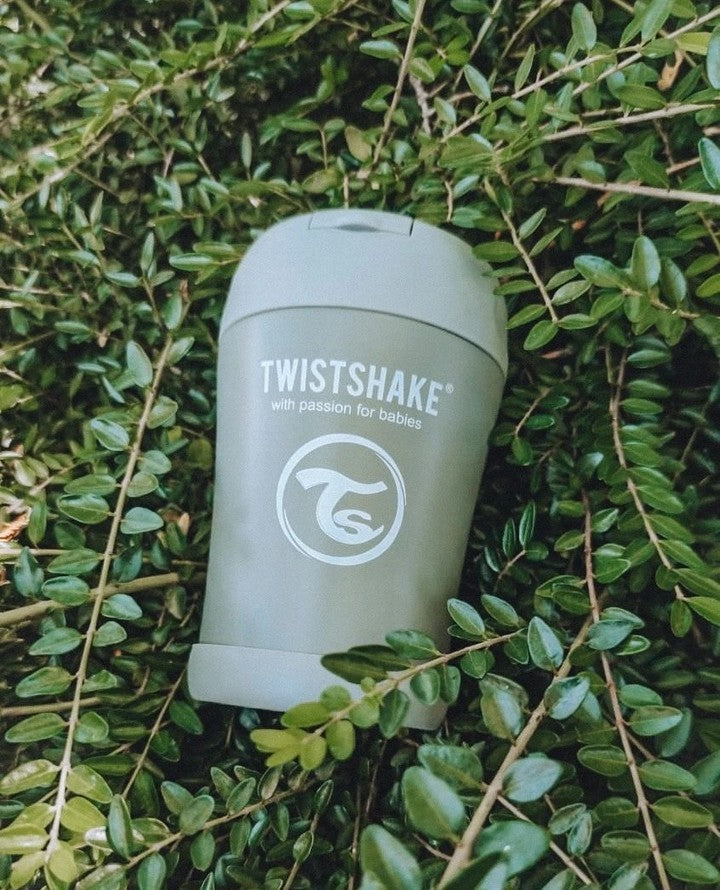 Twistshake Insulated Food Container 350ml Pastel Grey