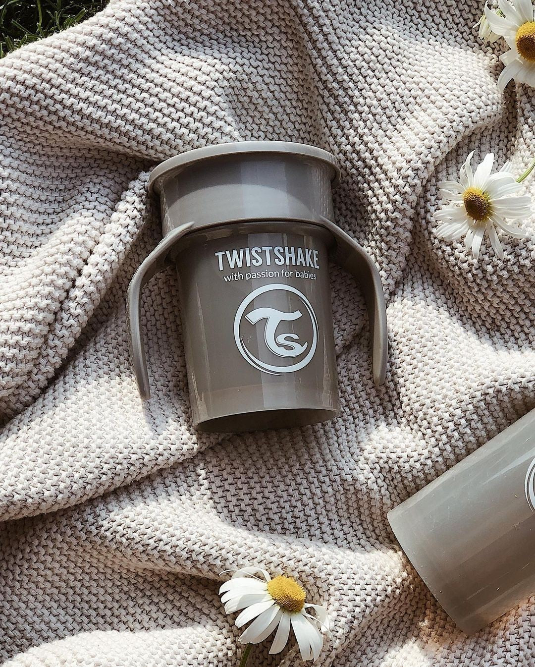 Twistshake 360 Cup 6+m Pastel Grey