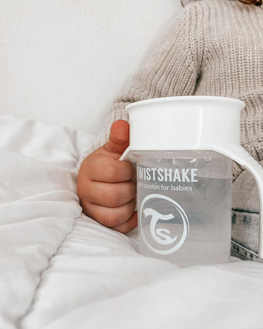 Twistshake 360 Cup 6+m White